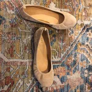 J.Crew Nude Ballet flats